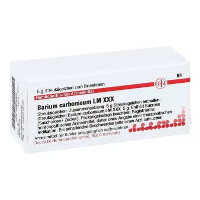 BARIUM CARBONICUM LM XXX Guľôčky, 5 g
