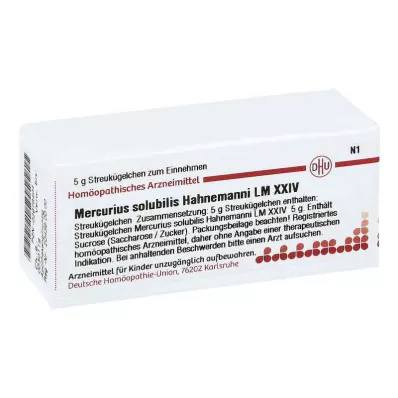 MERCURIUS SOLUBILIS Hahnemanni LM XXIV Guľôčky, 5 g