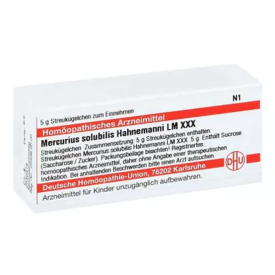 MERCURIUS SOLUBILIS Hahnemanni LM XXX Guľôčky, 5 g