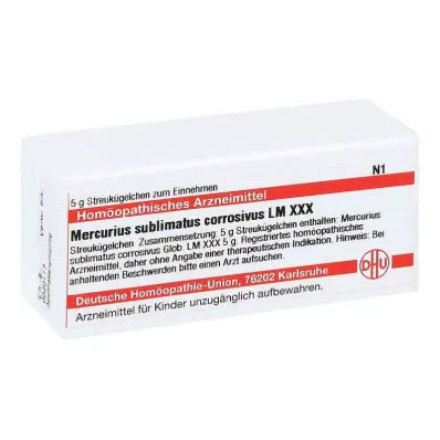 MERCURIUS SUBLIMATUS corrosivus LM XXX guľôčky, 5 g