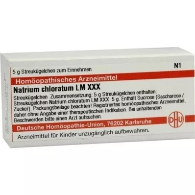 NATRIUM CHLORATUM LM XXX Guľôčky, 5 g