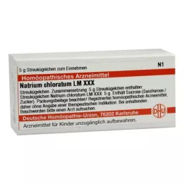 NATRIUM CHLORATUM LM XXX Guľôčky, 5 g