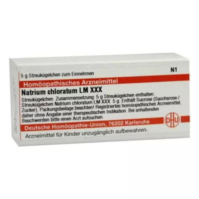 NATRIUM CHLORATUM LM XXX Guľôčky, 5 g