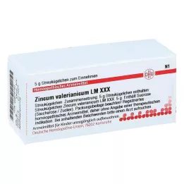 ZINCUM VALERIANICUM LM XXX Guľôčky, 5 g