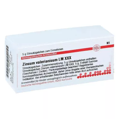 ZINCUM VALERIANICUM LM XXX Guľôčky, 5 g ZINCUM VALERIANICUM LM XXX Guľôčky, 5 g