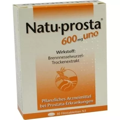 NATUPROSTA 600 mg uno filmom obalené tablety, 30 ks