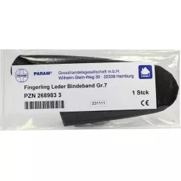 FINGERLING Kožený remienok na viazanie veľkosti 7, 1 ks