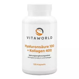 HYALURONSÄURE 100+ Kolagén 400 kapsúl, 120 kapsúl