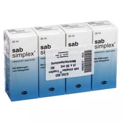 SAB simplex perorálna suspenzia, 4X30 ml SAB simplex perorálna suspenzia, 4X30 ml
