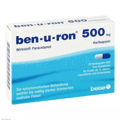 BEN-U-RON 500 mg kapsuly, 20 ks BEN-U-RON 500 mg kapsuly, 20 ks