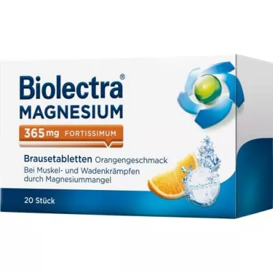 BIOLECTRA Horčík 365 mg fortissimum Orange, 20 kapsúl