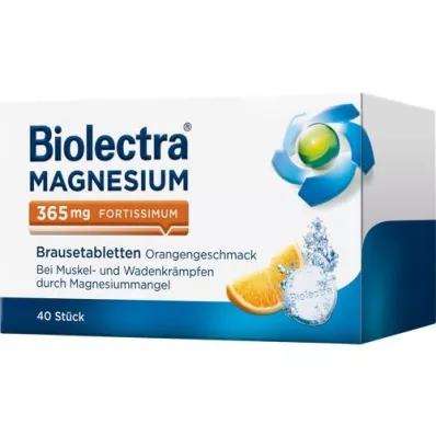 BIOLECTRA Horčík 365 mg fortissimum Orange, 40 kapsúl