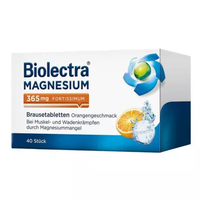 BIOLECTRA Horčík 365 mg fortissimum Orange, 40 kapsúl BIOLECTRA Horčík 365 mg fortissimum Orange, 40 kapsúl