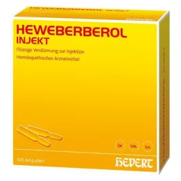 HEWEBERBEROL injekčné ampulky, 100 ks