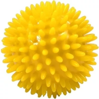 MASSAGEBALL Loptička ježka 8 cm žltá, 1 ks