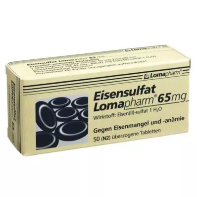 EISENSULFAT Lomapharm 65 mg obalené tablety, 50 ks