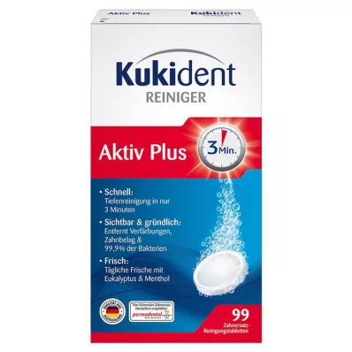 KUKIDENT Active Plus Tabs, 99 ks