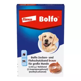 BOLFO Ochranný pás proti blchám hnedý pre veľké psy, 1 ks