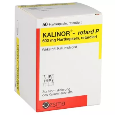 KALINOR retard P 600 mg tvrdé kapsuly, 50 ks