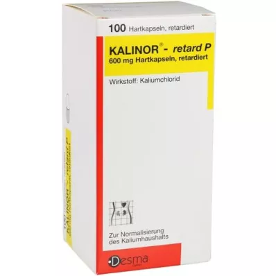 KALINOR retard P 600 mg tvrdé kapsuly, 100 ks