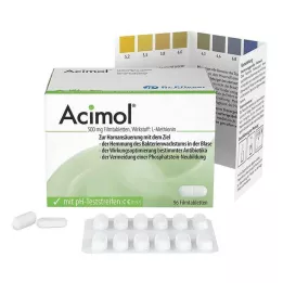 ACIMOL s pH testovacími prúžkami filmom obalené tablety, 96 ks