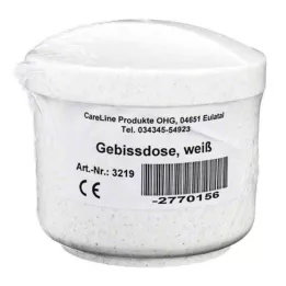 GEBISSDOSE s vložkou a vekom biela, 1 ks