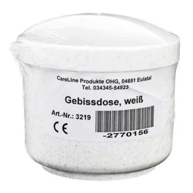 GEBISSDOSE s vložkou a vekom biela, 1 ks GEBISSDOSE s vložkou a vekom biela, 1 ks