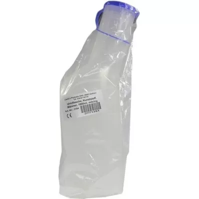 URINFLASCHE Man plast 1 l w.cap mliečny, 1 ks