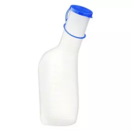 URINFLASCHE Man plast 1 l w.cap mliečny, 1 ks