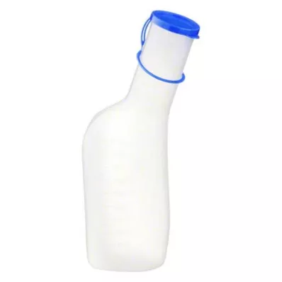 URINFLASCHE Man plast 1 l w.cap mliečny, 1 ks