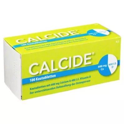 CALCIDE Žuvacie tablety, 100 ks