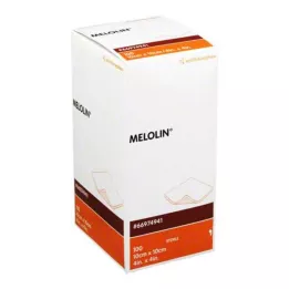 MELOLIN Sterilné obväzy na rany 10x10 cm, 100 ks