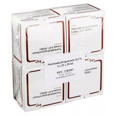 NATRIUMHYDROGENCARBONAT-Köhlerov 8,4% roztok, 100X20 ml