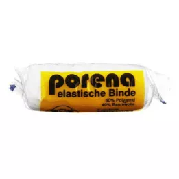 PORENA Elastický gázový obväz 8 cm biely s celofánom, 1 ks