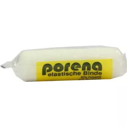 PORENA Elastický gázový obväz 10 cm biely s celofánom, 1 ks