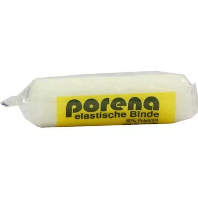 PORENA Elastický gázový obväz 10 cm biely s celofánom, 1 ks