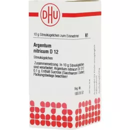 ARGENTUM NITRICUM D 12 guľôčok, 10 g