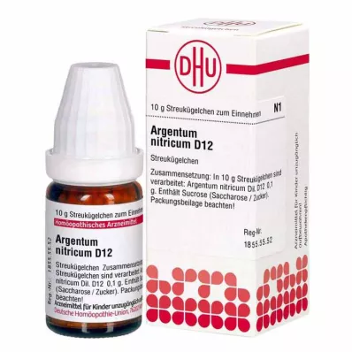 ARGENTUM NITRICUM D 12 guľôčok, 10 g