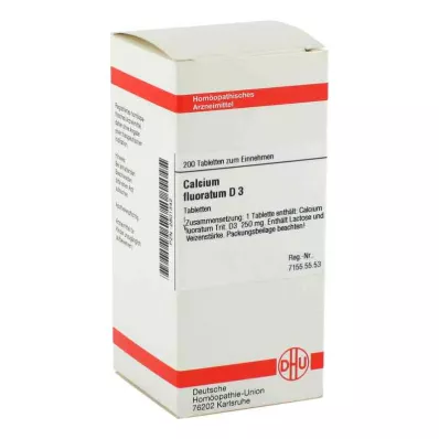 CALCIUM FLUORATUM D 3 tablety, 200 kapsúl
