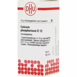 CALCIUM PHOSPHORICUM D 12 guľôčok, 10 g