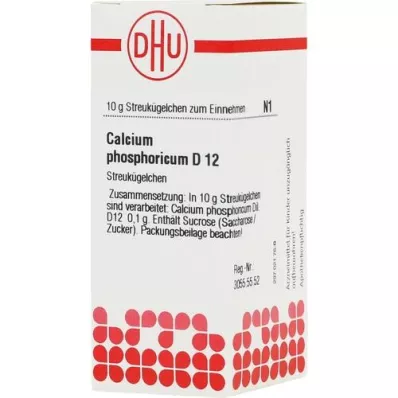 CALCIUM PHOSPHORICUM D 12 guľôčok, 10 g