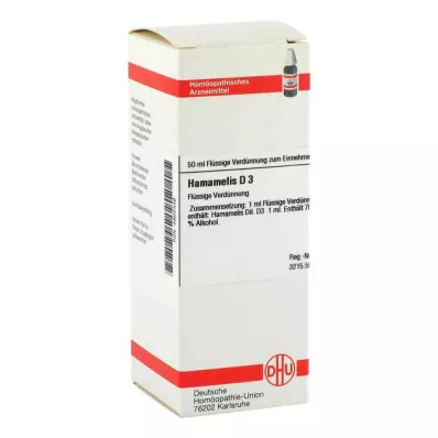 HAMAMELIS D 3 riedenie, 50 ml