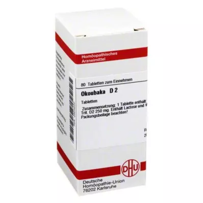 OKOUBAKA D 2 tablety, 80 kapsúl