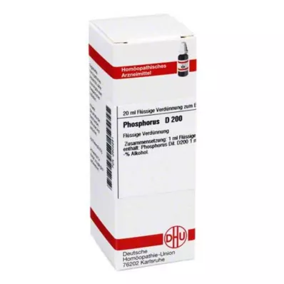 PHOSPHORUS D 200 riedenie, 20 ml