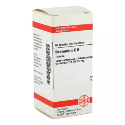STRAMONIUM D 6 tabliet, 80 kapsúl