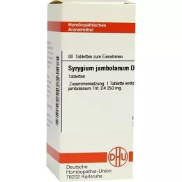 SYZYGIUM JAMBOLANUM D 4 tablety, 80 kapsúl