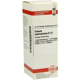 ZINCUM VALERIANICUM D 12 riedenie, 20 ml