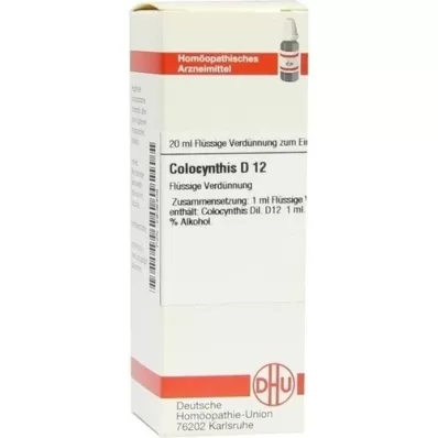 COLOCYNTHIS D 12 riedenie, 20 ml