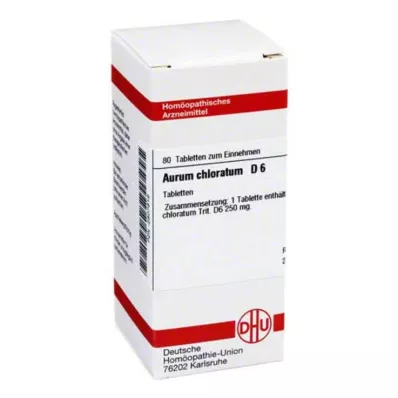 AURUM CHLORATUM D 6 tabliet, 80 kapsúl