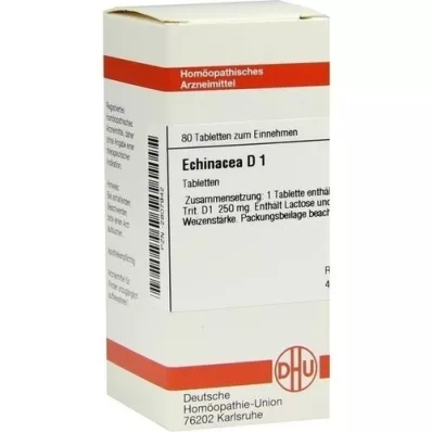 ECHINACEA HAB D 1 tablety, 80 kapsúl